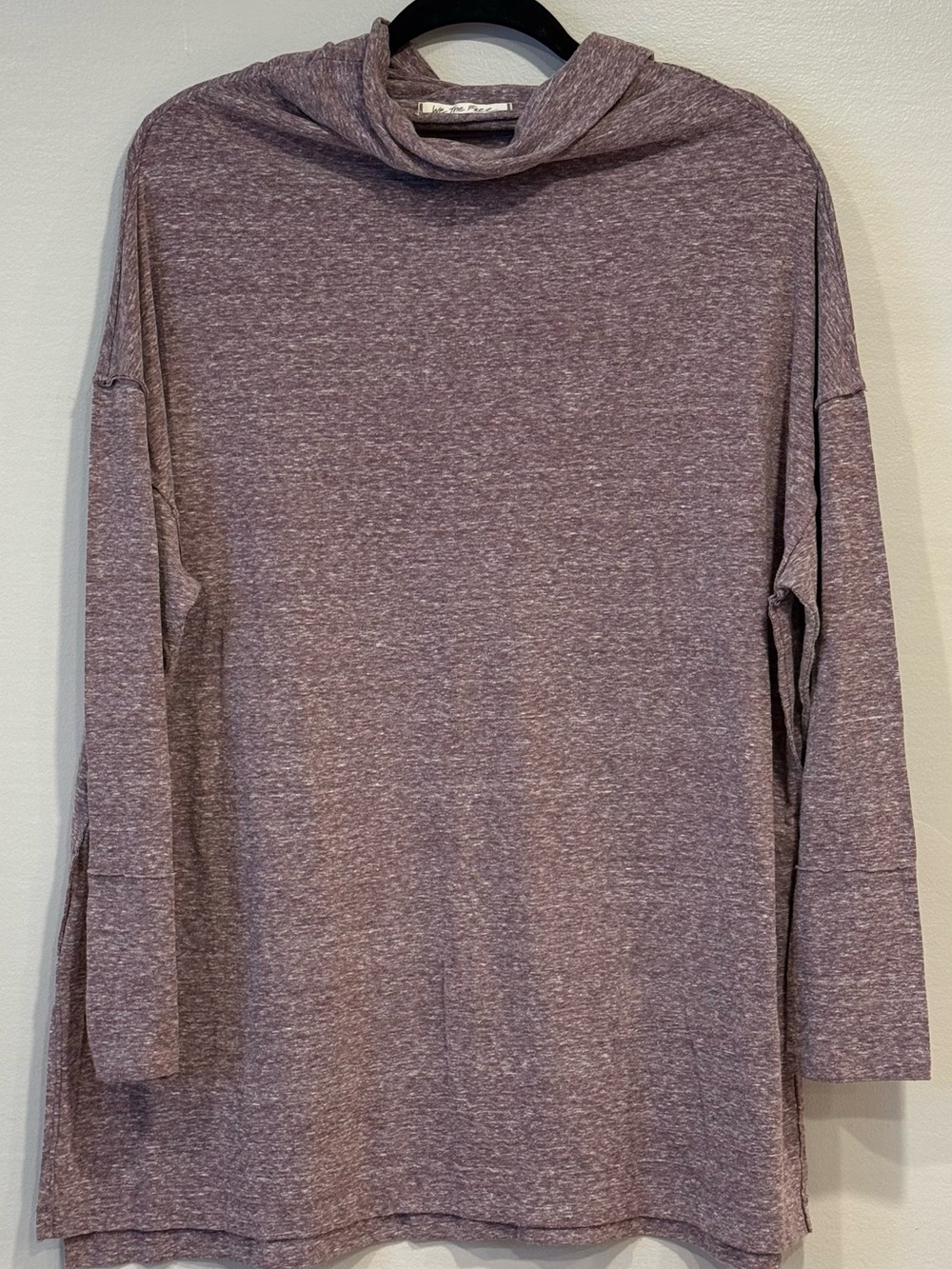 Free People We The Free Bella Vista Thermal Heather Purple Tunic Women's Small